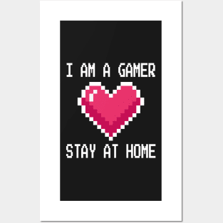 I'm a Gamer Design - Stay at Home Gamer Gift  - Video Gamer Design - Social Distancing Gift Posters and Art